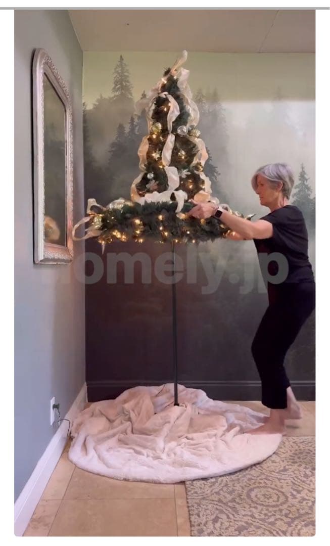 1分クリスマスツリー設営らくらく