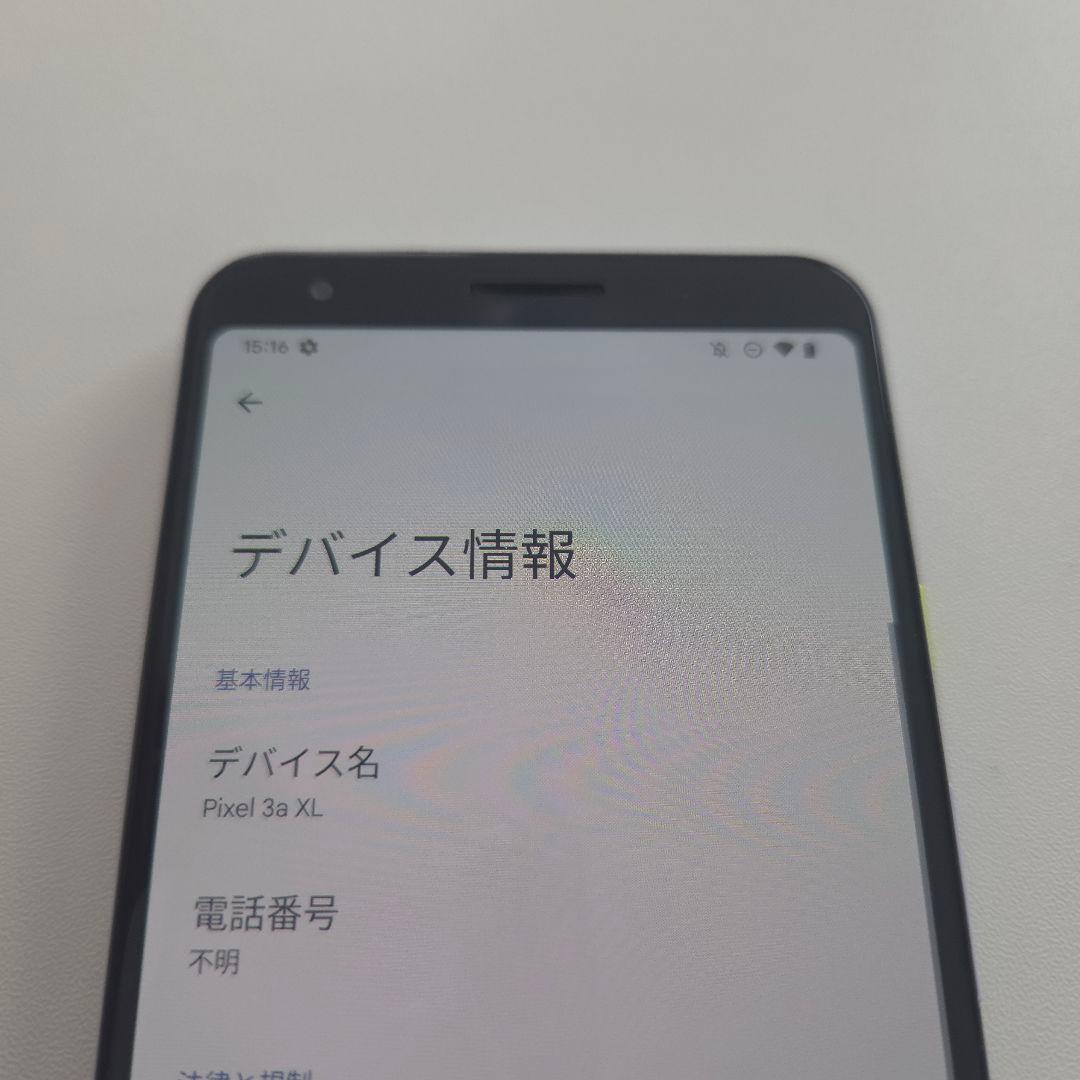 Google Pixel 3a XL アンドロイド12 シムフリー 62