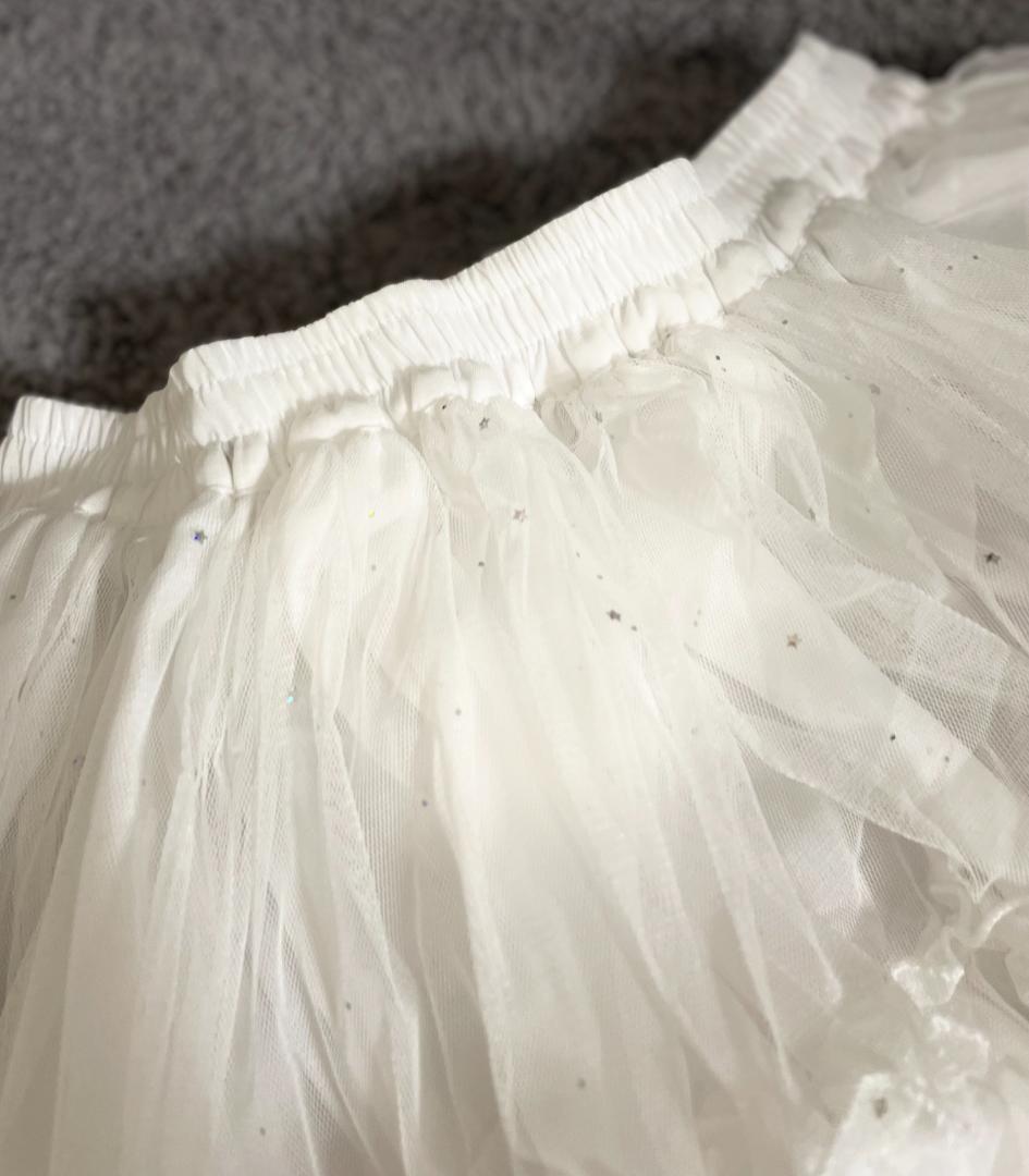 エペティス お星さまアンダースカート ホワイト【BOGUTA×Epetice】
