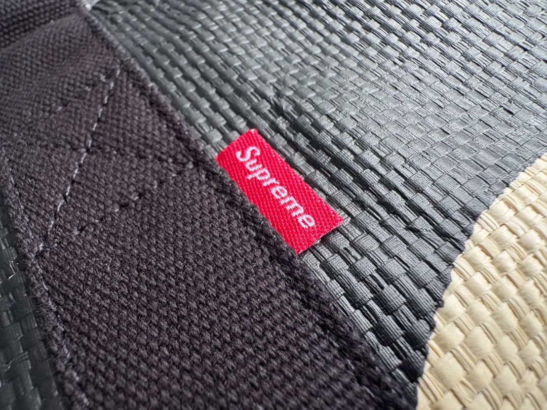 supreme 20ss Raffia Tote Bag ブラック