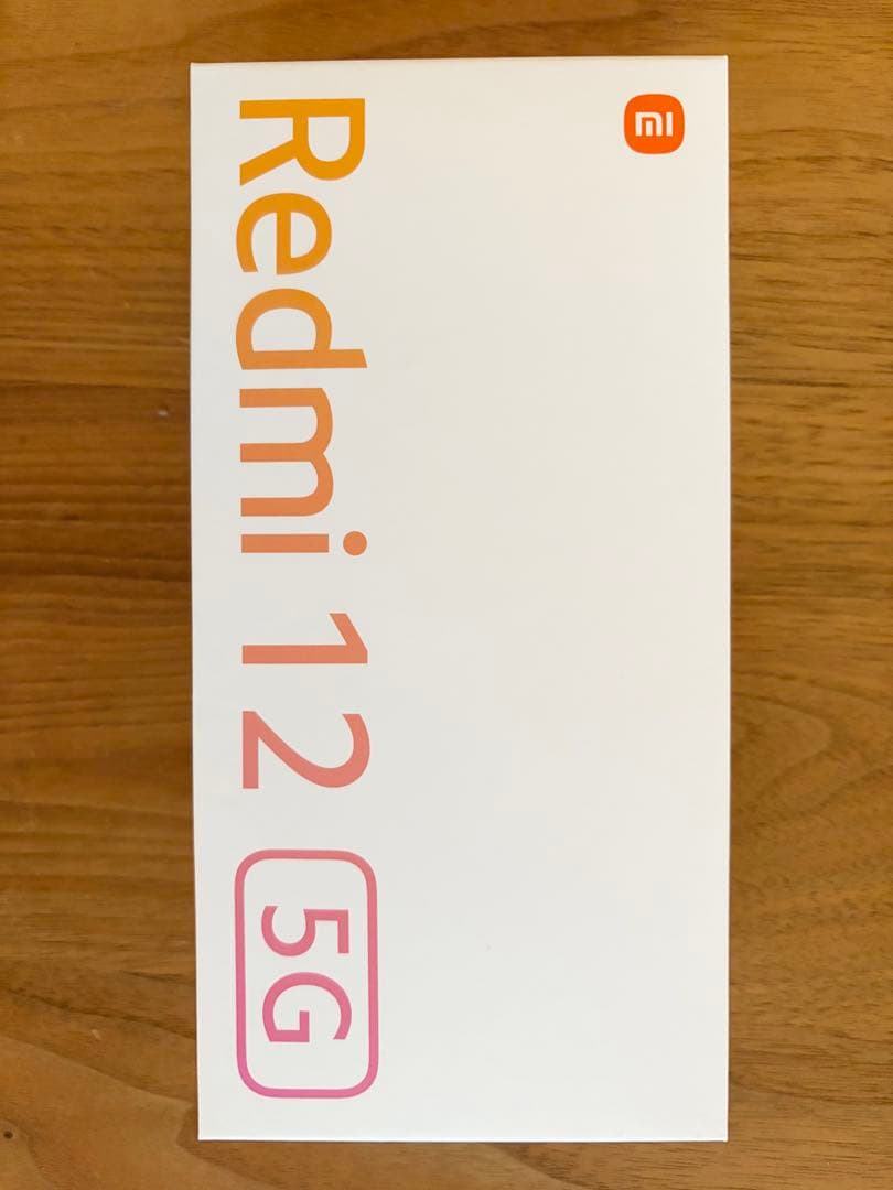 美品 Xiaomi redmi 12 5G 128GB ムーンライトホワイト