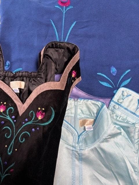 シークレットハニー ディズニー アナ雪 雪山 ドレス＆ケープ帽子手袋 コスプレ