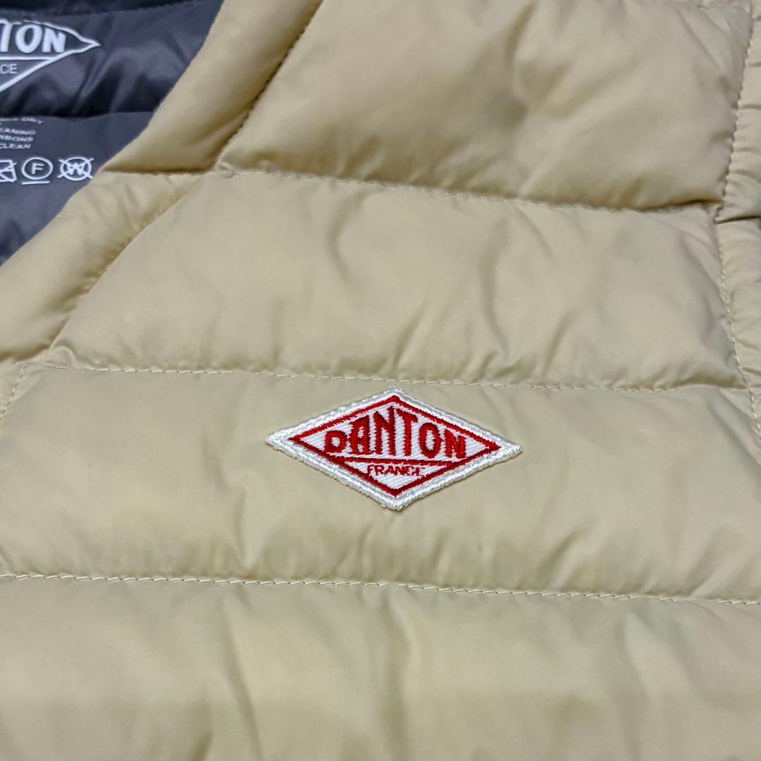 DANTON ダントン ダウンベスト36 ベージュ