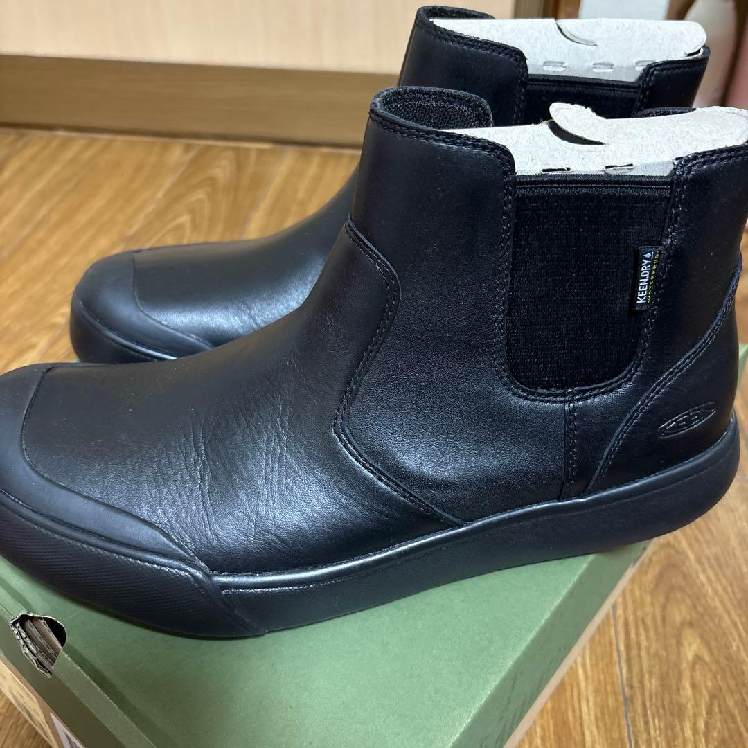 KEEN ブーツ エレナチェルシー黒