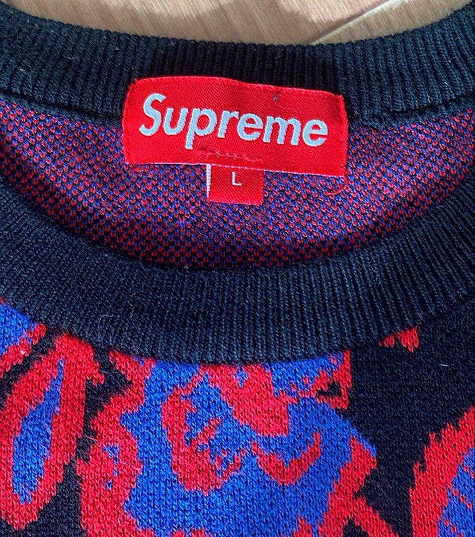 Supreme rose sweater knit ニット セーター サイズ:L