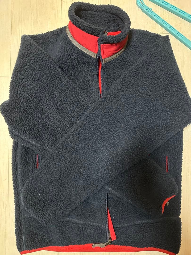 Patagoniaパタゴニア　レトロX フリース　ネイビー×レッド　Sサイズ