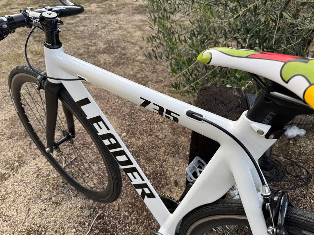 LEADERBIKE 735 ホワイト ピストバイク　Mサイズ