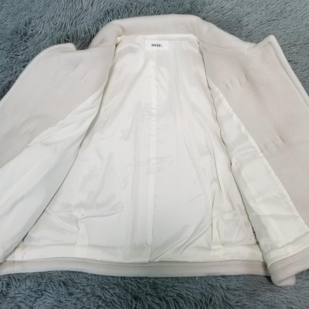 【美品】24AW スナイデル ウールシャギーショートダッフル アイボリー 完売品