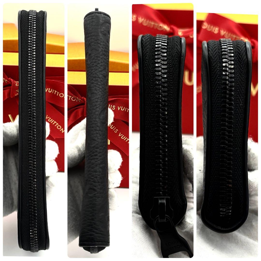 ☆極美品☆箱付☆ルイヴィトン 長財布 モノグラムトリヨン ジッピーウォレット 黒