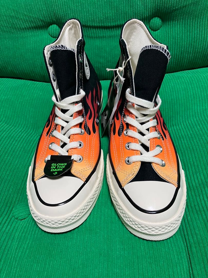 激レア！訳あり！新品 コンバース CT70 FIRE FLAME HI CUT