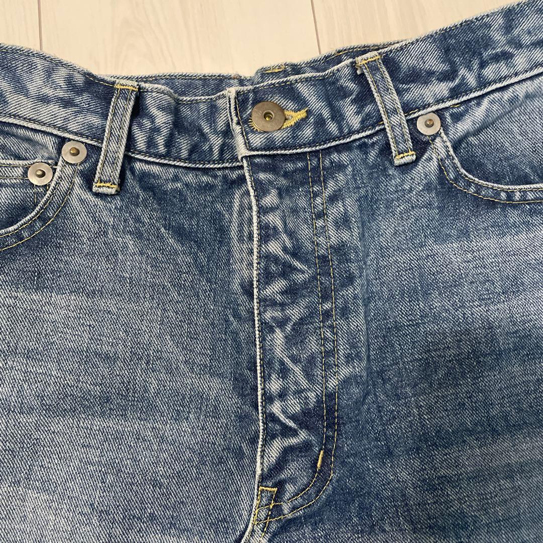 INSCRIRE フレアデニムロングスカート インディゴブルー