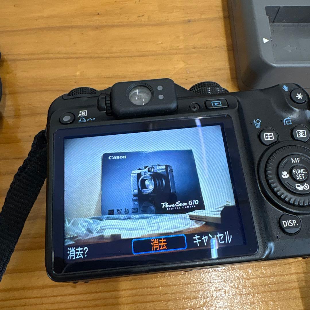 Canon G10 コンパクトデジタルカメラ　キヤノン　美品　純正ケース付き