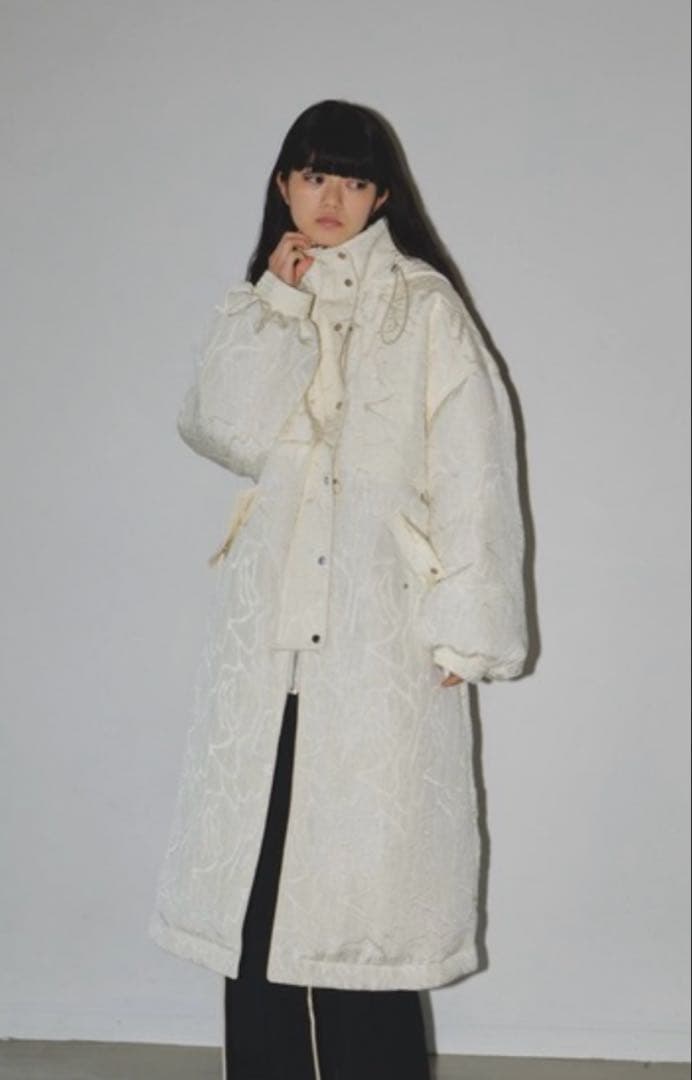 か*め様 TODAYFUL Jacquard Down Coat ジャガードダウ