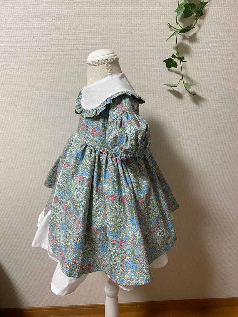 ハンドメイド　ウエストギャザーワンピース　90cm 2着