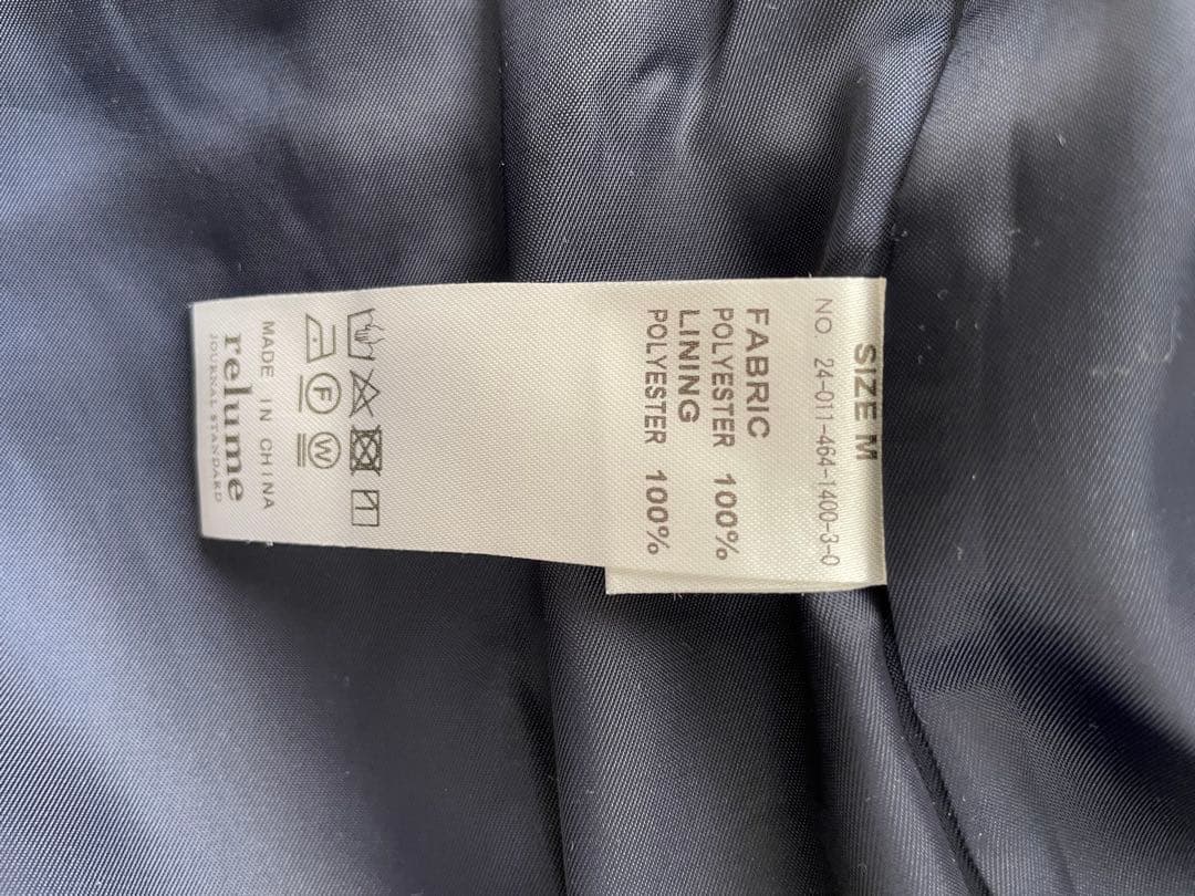 極美品　ネイビー系チェック柄CPOジャケット