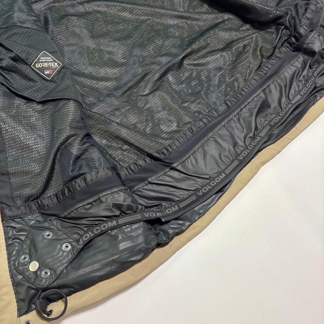 極美品✨ VOLCOM ゴアテックス スキー スノボー ウェア ベージュ