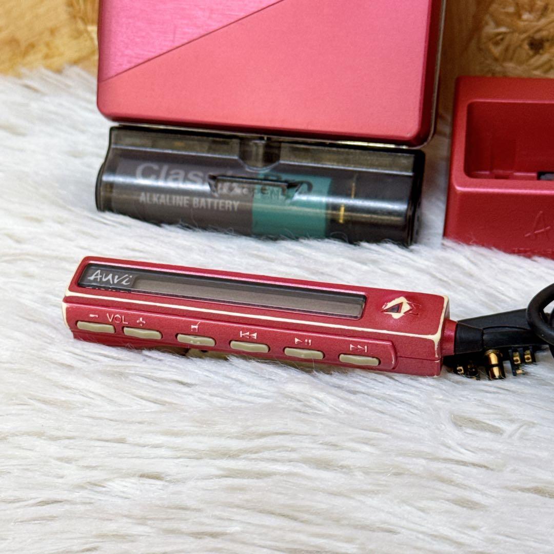 SHARP ポータブルMDプレーヤー MD-SS503-R レッド シャープ 赤