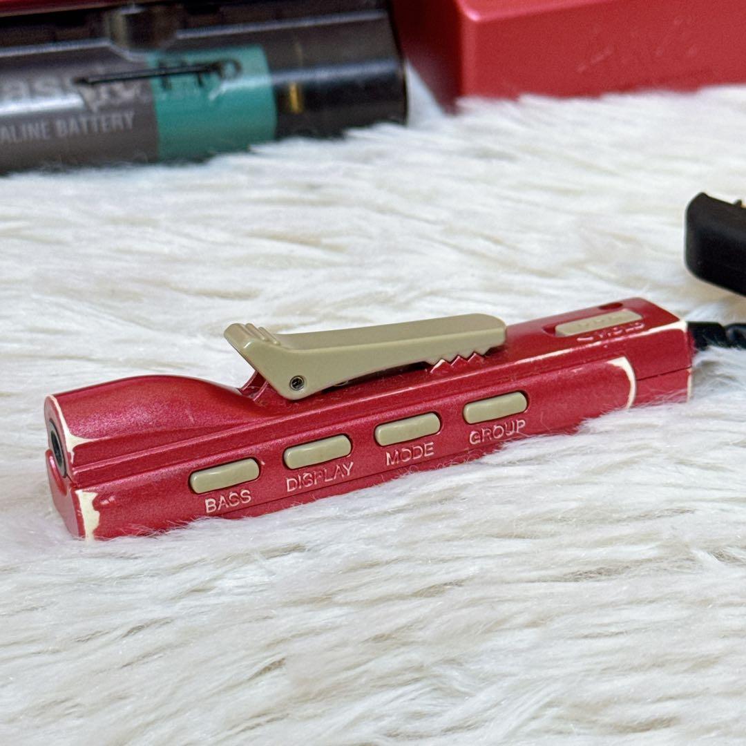 SHARP ポータブルMDプレーヤー MD-SS503-R レッド シャープ 赤