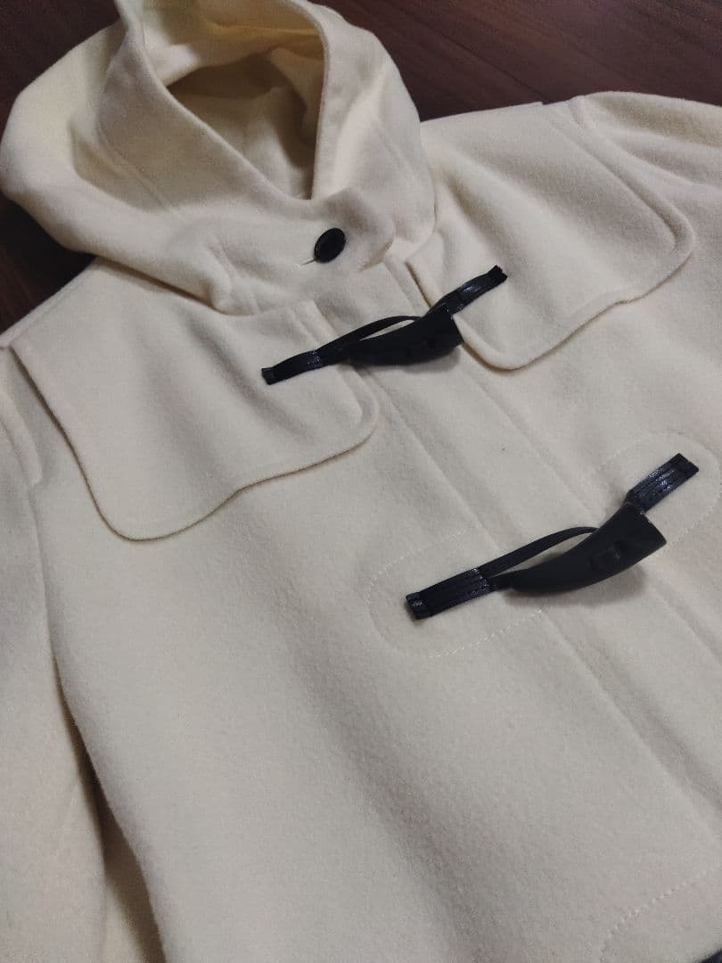 美品♪ネミカ レリアン 13+ 13号 ウール ダッフル コート 日本製