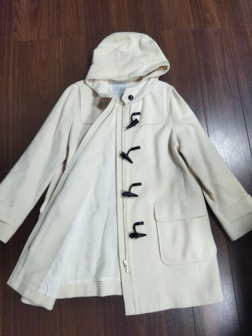 美品♪ネミカ レリアン 13+ 13号 ウール ダッフル コート 日本製