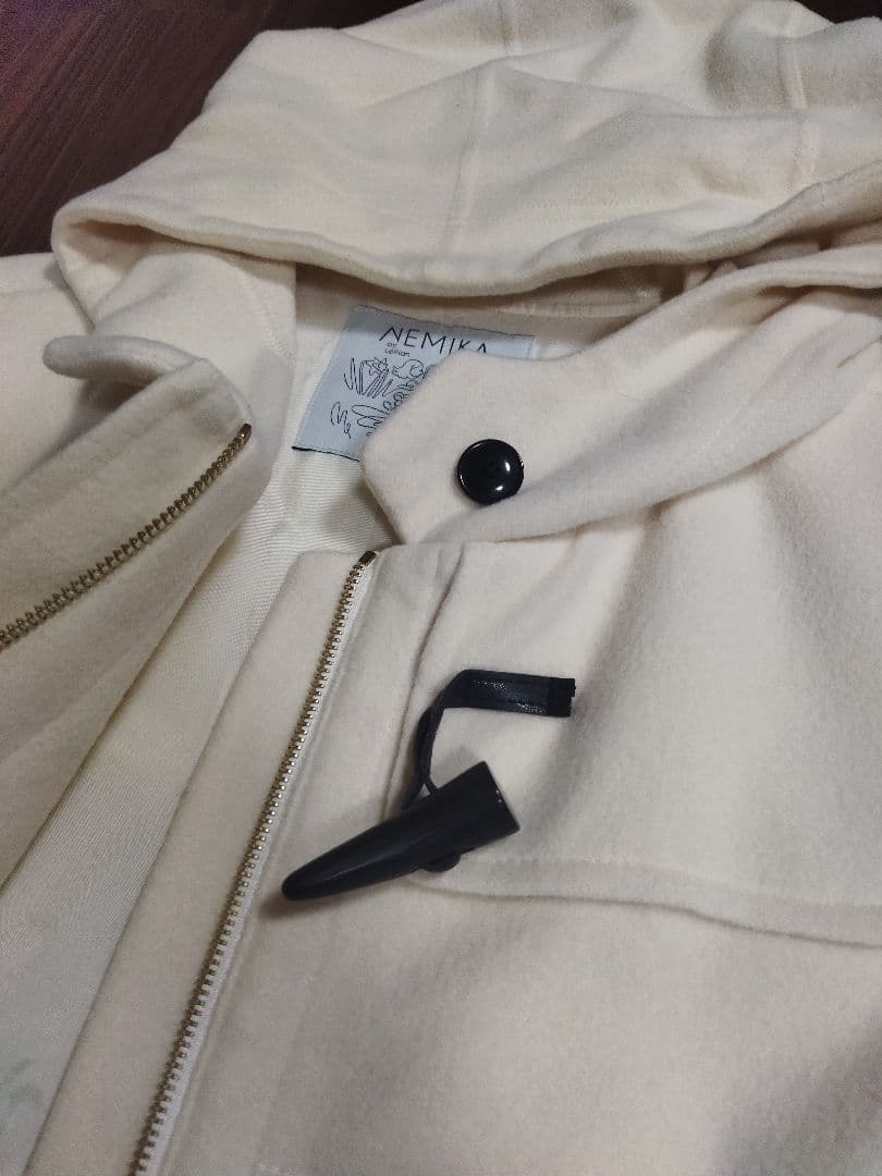 美品♪ネミカ レリアン 13+ 13号 ウール ダッフル コート 日本製