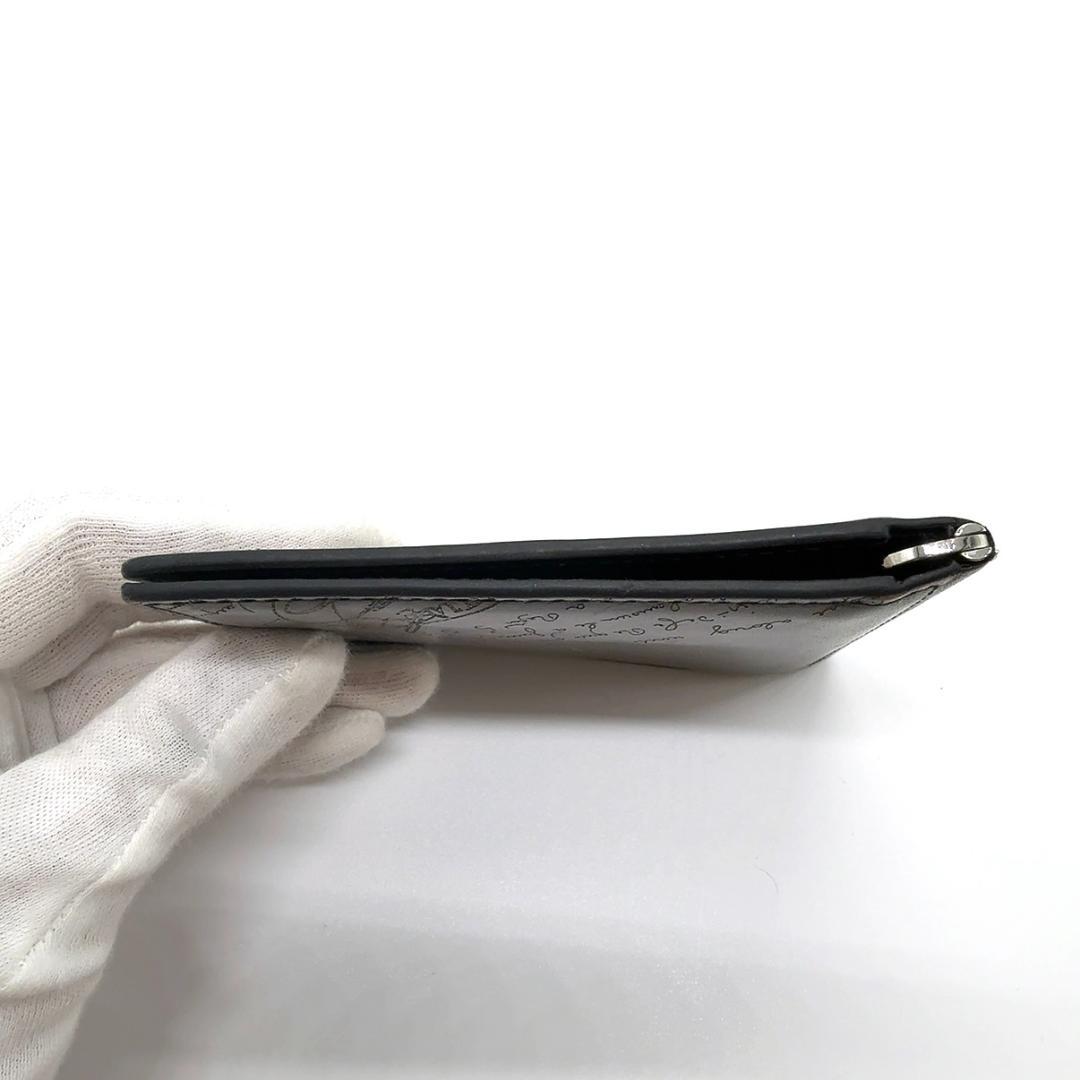 ◇ベルルッティ◇レザー/フィギュアスクリット/マネークリップ/二つ折り財布