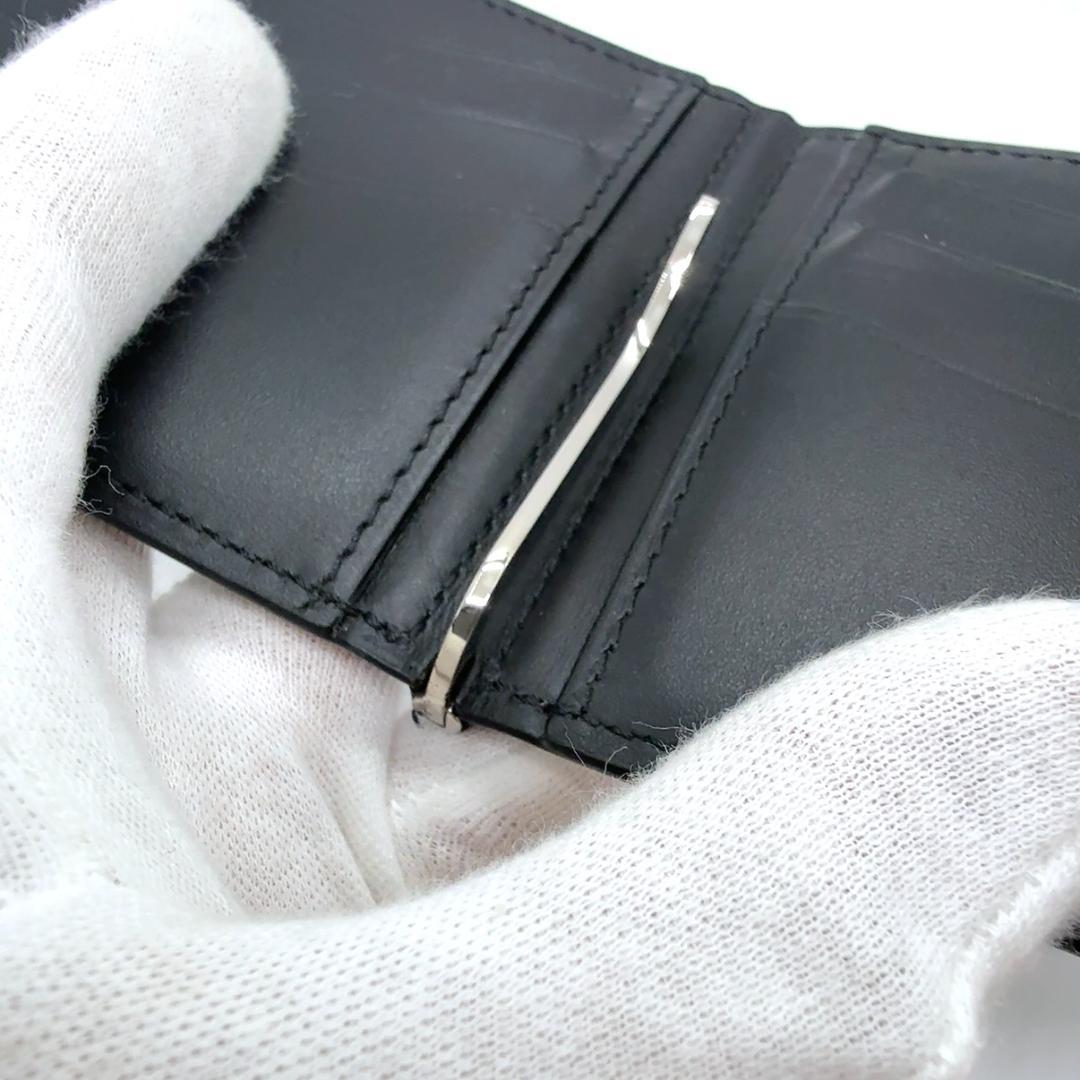 ◇ベルルッティ◇レザー/フィギュアスクリット/マネークリップ/二つ折り財布