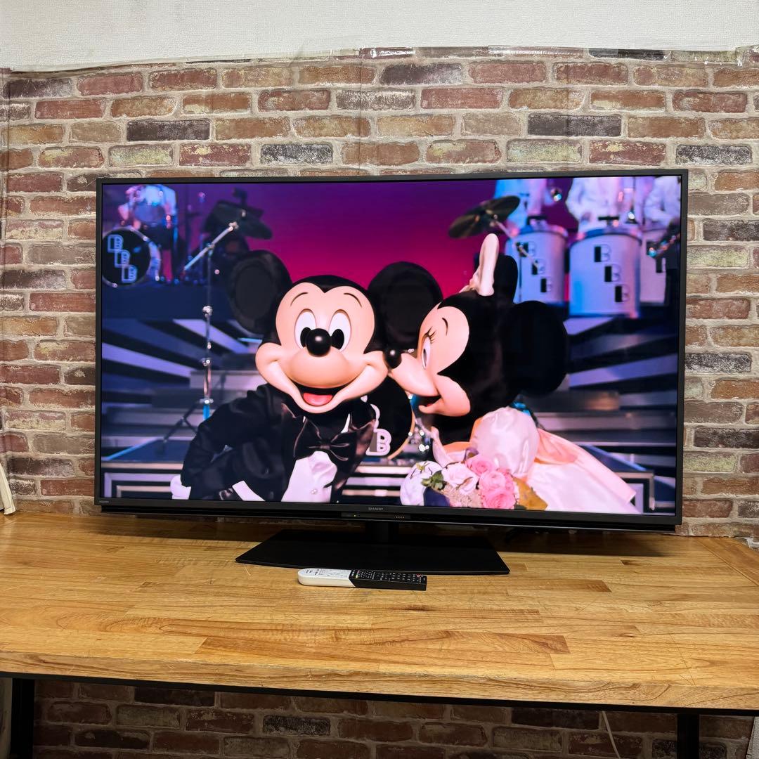 シャープ 55V型 4K液晶テレビ AQUOS 4T-C55EN1 動画アプリ○