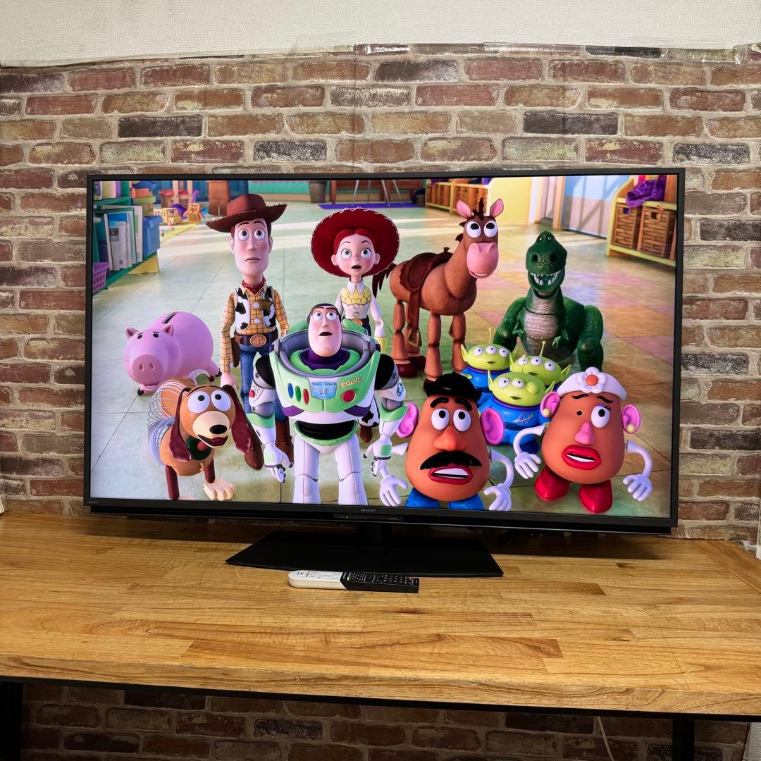 シャープ 55V型 4K液晶テレビ AQUOS 4T-C55EN1 動画アプリ○