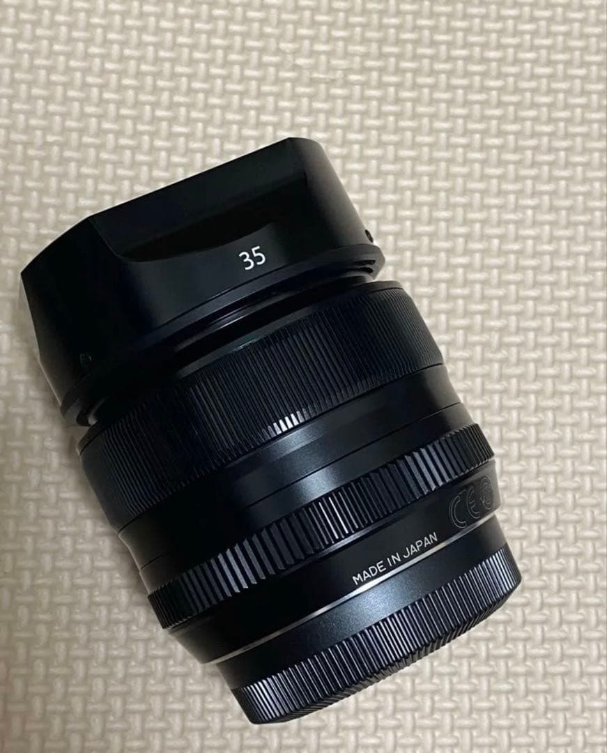 新品。Fujifilm XF 35mm F1.4 R レンズ