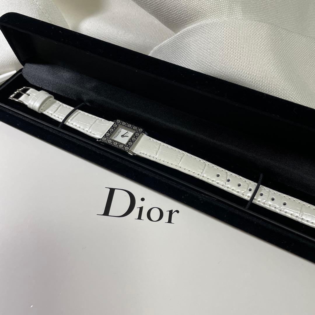 ベルト新品●ディオール ラ・パリジェンヌ 時計 シルバー　レディース