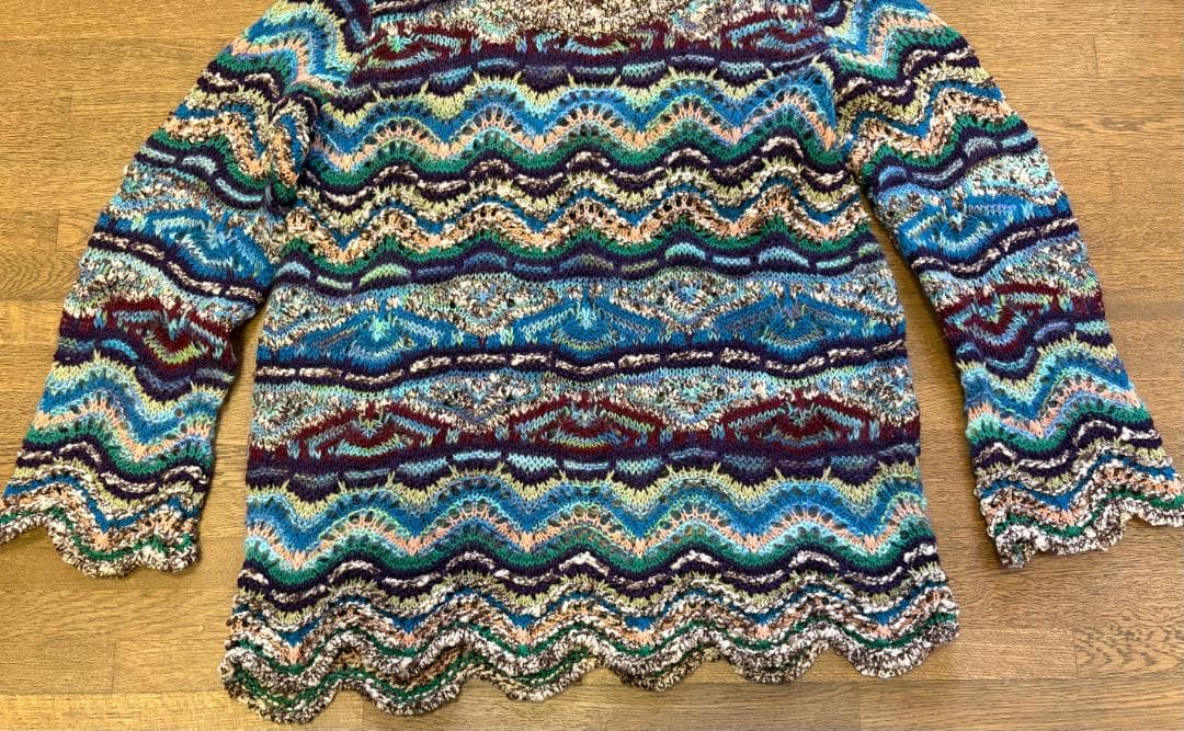 MISSONI ミッソーニ マルチカラー ニットセーター 総柄 イタリア製