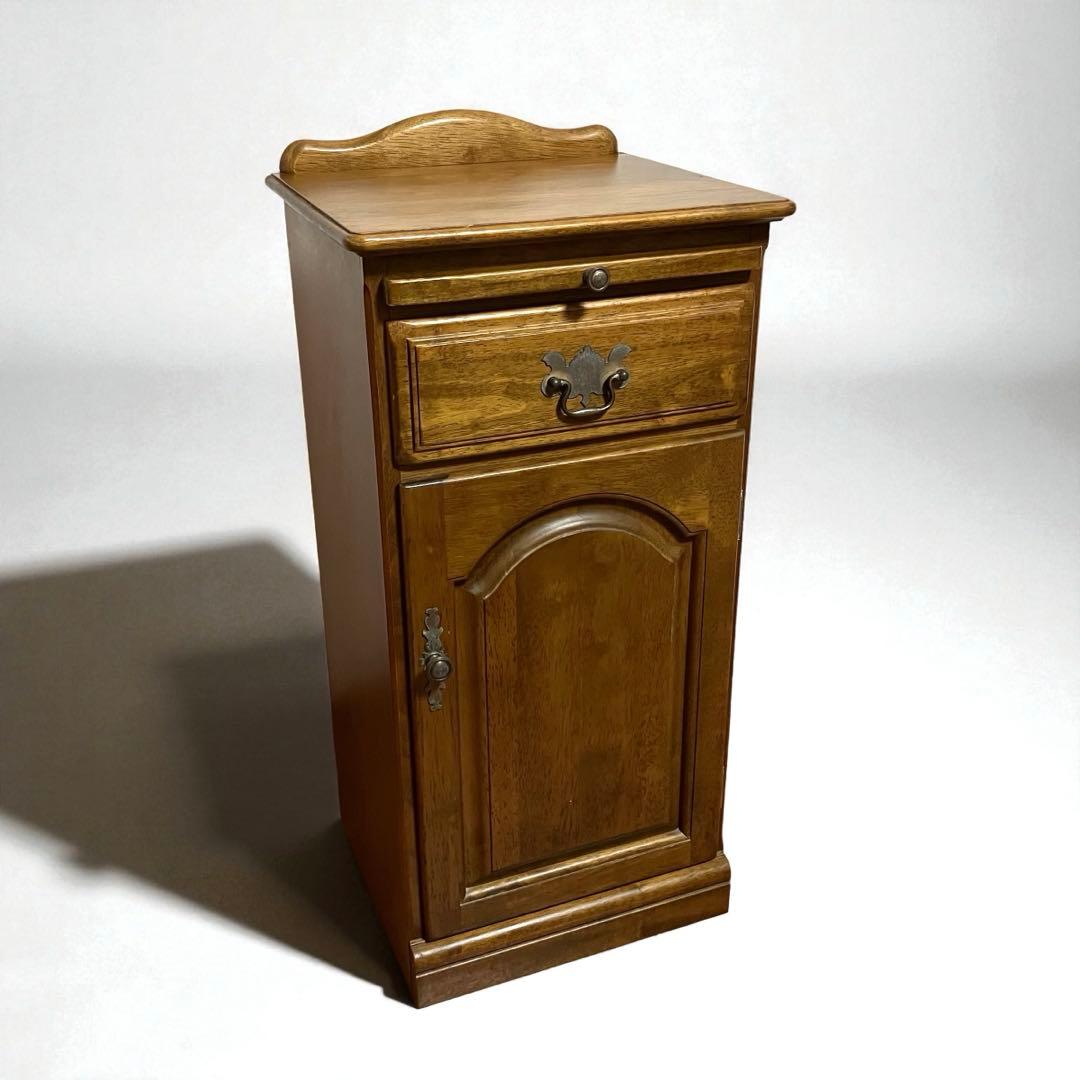 【良品】karimoku カリモク　コロニアル　電話台　アンティーク　高級家具