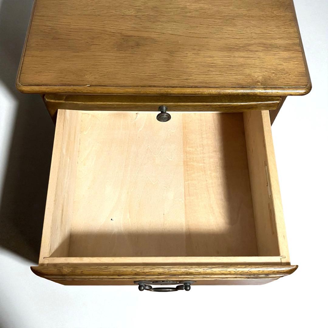 【良品】karimoku カリモク　コロニアル　電話台　アンティーク　高級家具