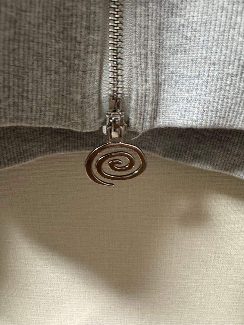 FUC×sol グレー XL ジップアップパーカー