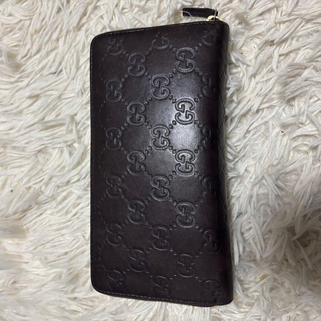 GUCCI ブラウンレザー 財布