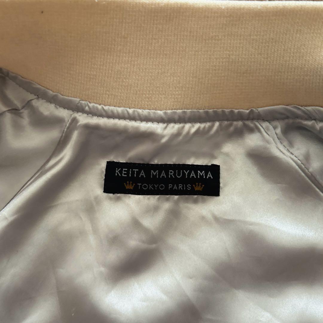 KEITA MARUYAMA スカジャン ホワイト・ブルー　Ｍサイズ