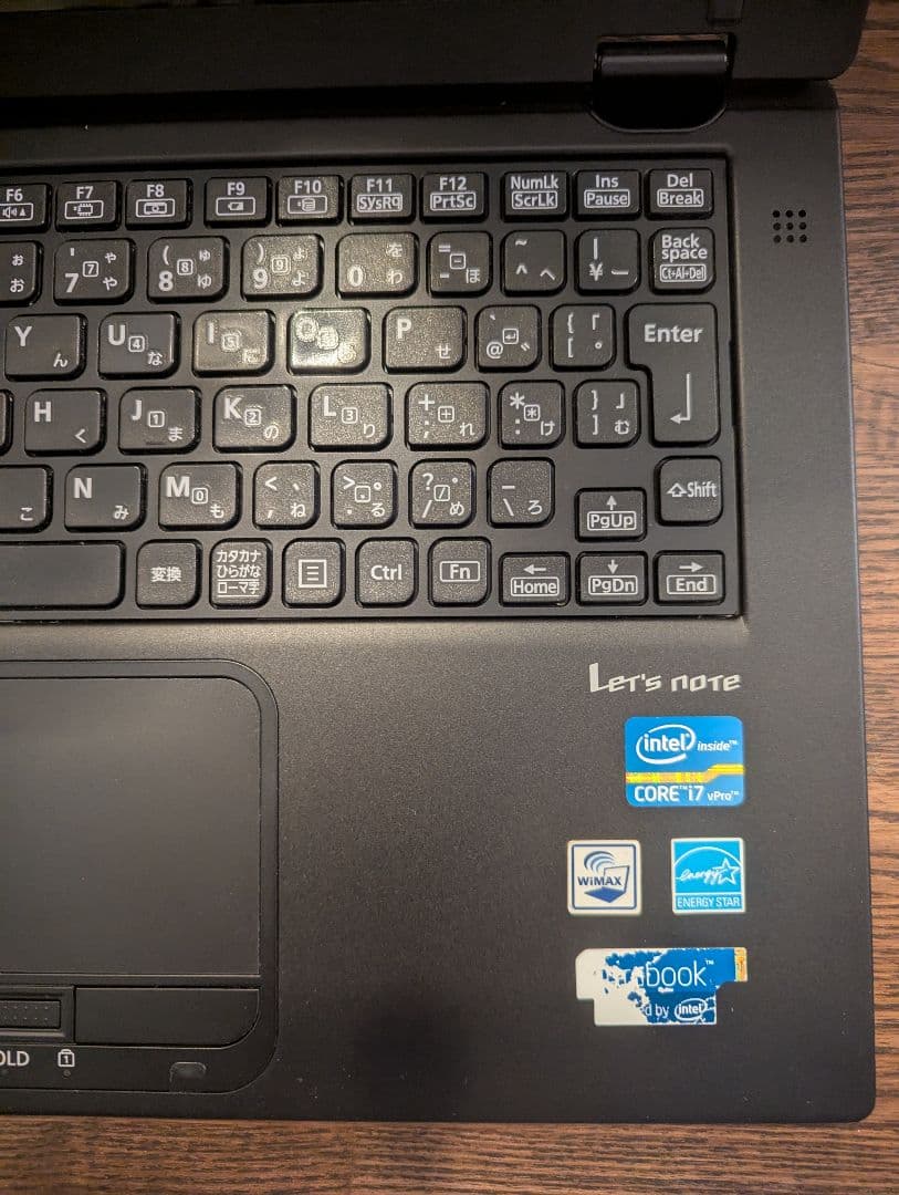 Panasonic CF-AX2マットブラックタッチパネル モニター180度回転