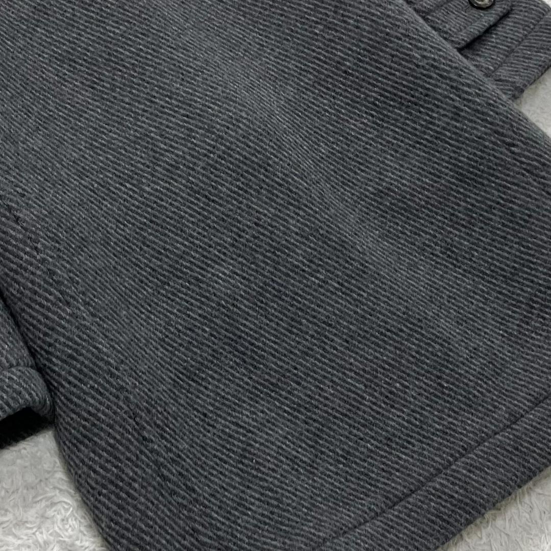 極美品✨マッキントッシュ ダッフルコート ヘリンボーン チェック柄 グレー S