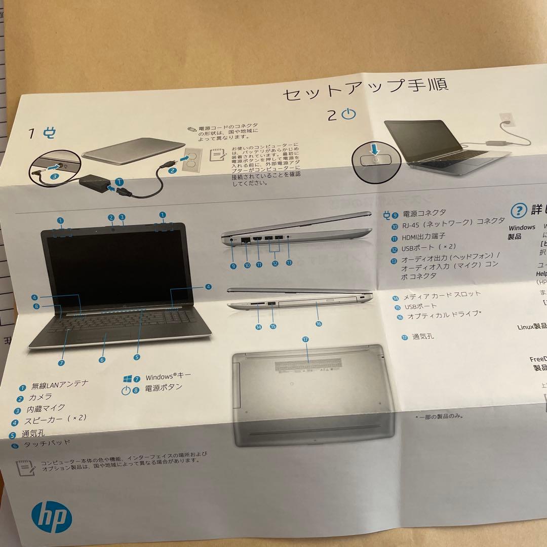 HP ホワイトノートPC