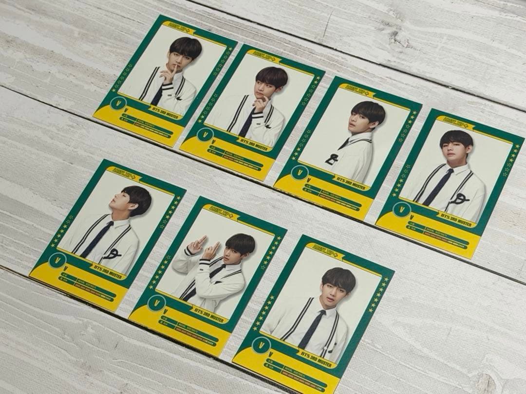 BTS V プレイヤーカード フォト 3RD MUSTER 7枚セット