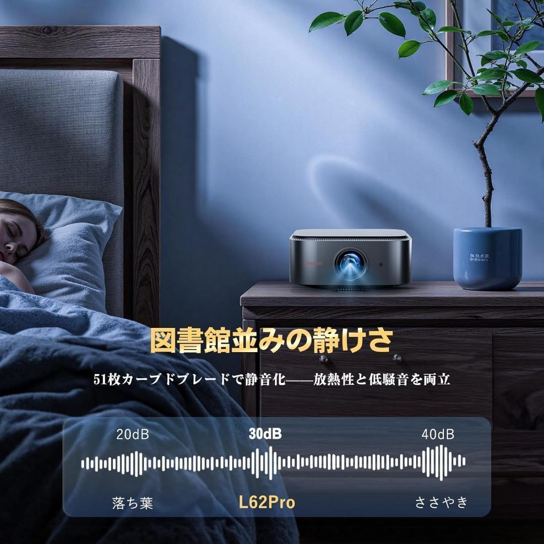 プロジェクター 家庭用 1000ANSI 1080P解像度 4K対応