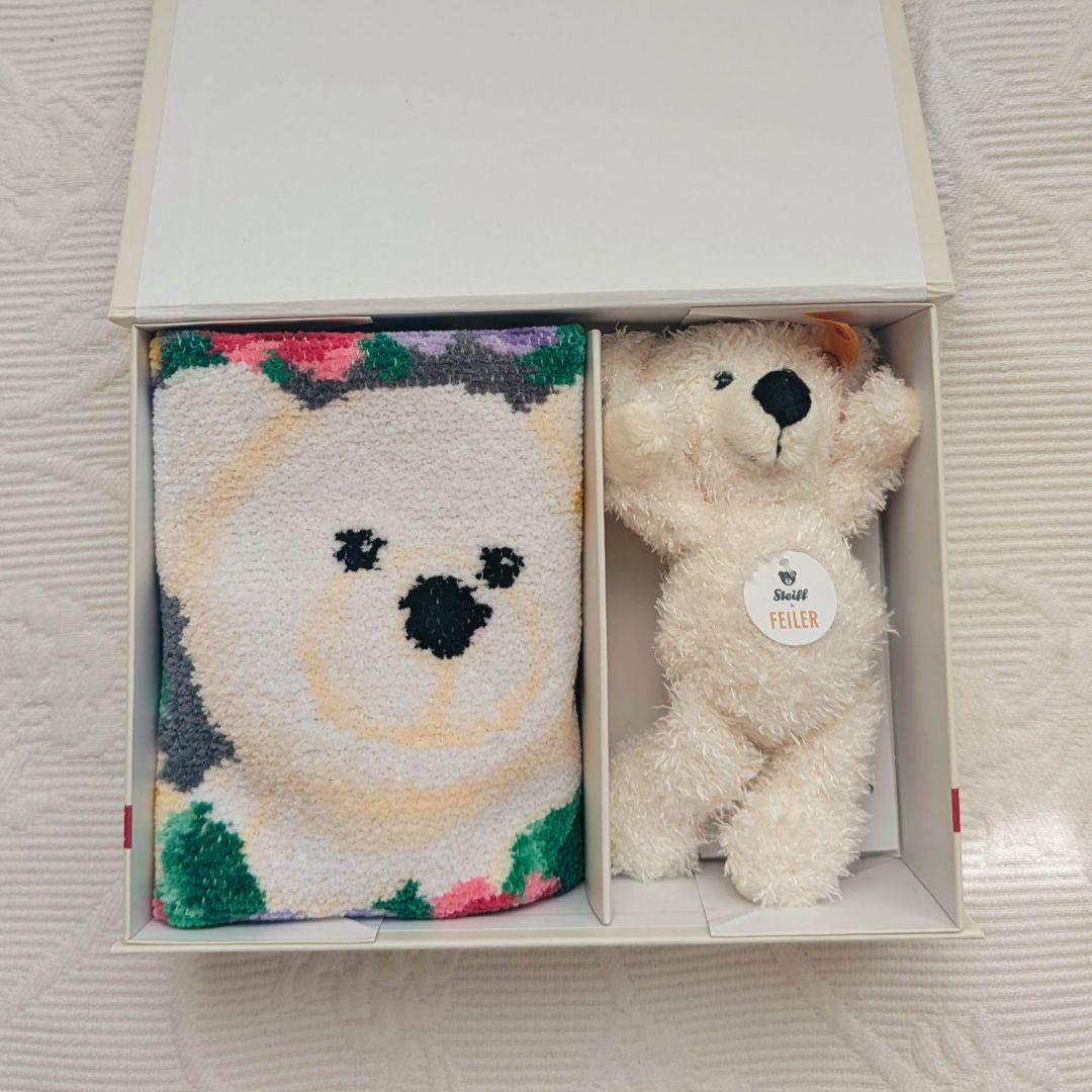 Steiff x Feiler シュタイフ テディベア アンド フェイラーセット