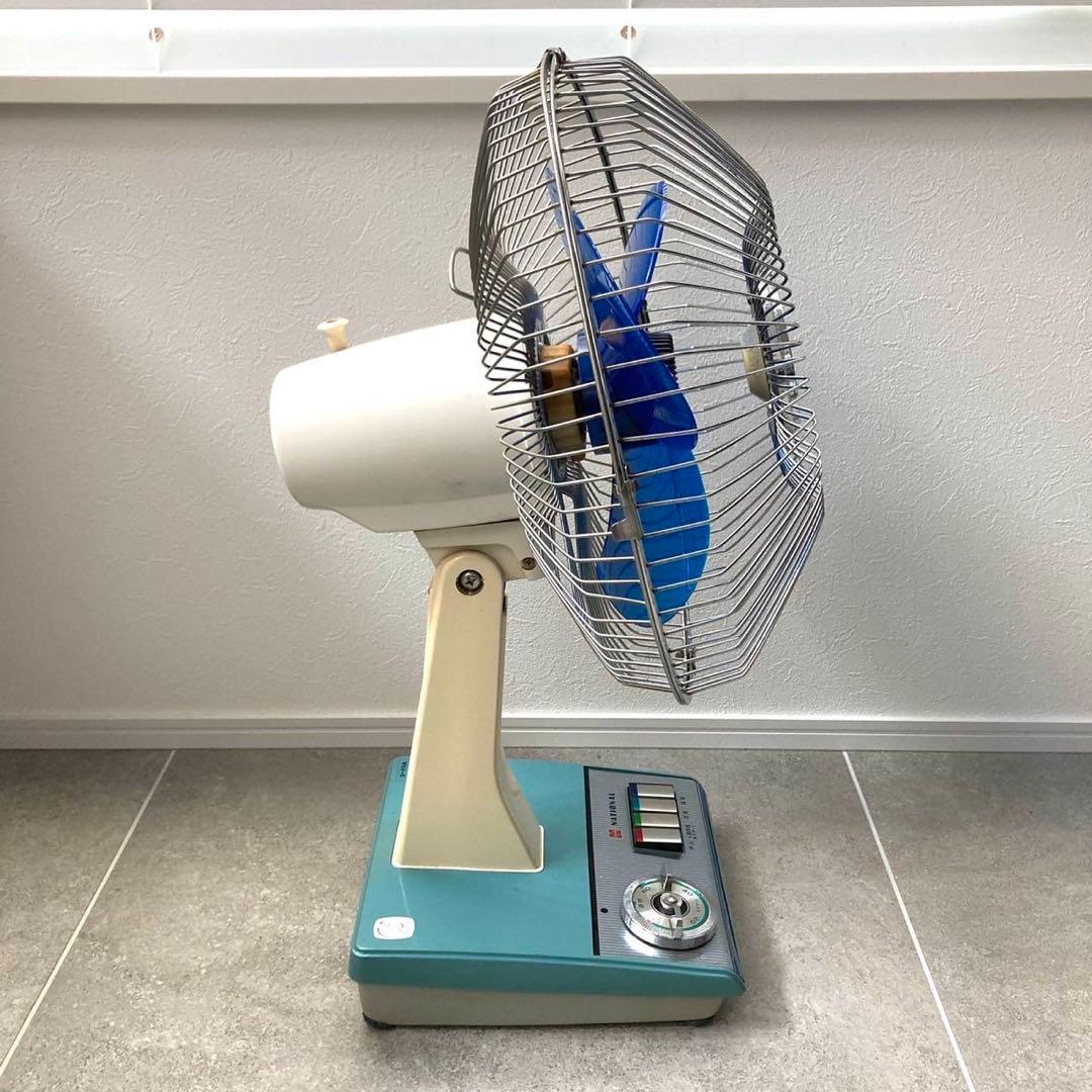 【可動OK】昭和レトロ National F-30E1D 扇風機 レトロ家電