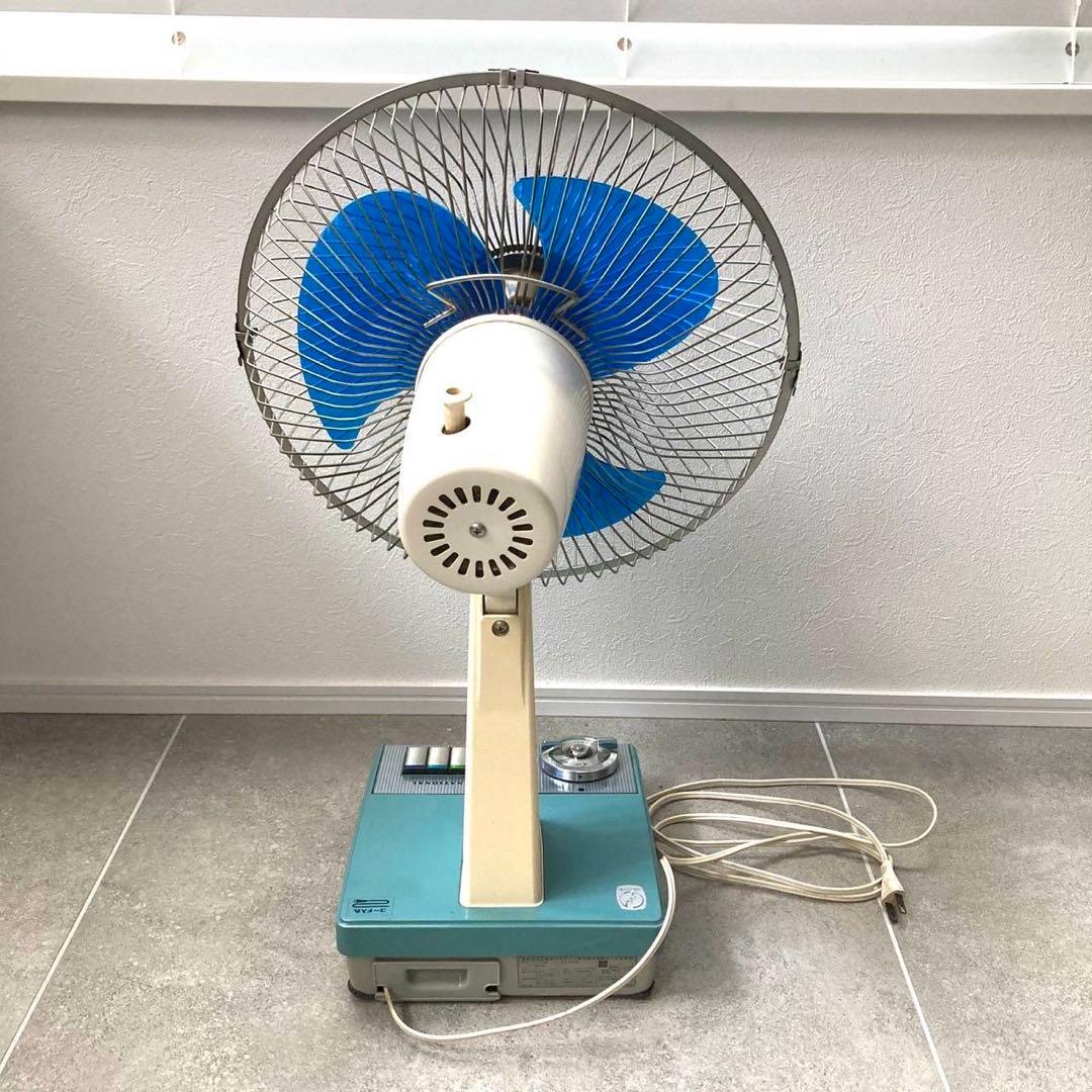 【可動OK】昭和レトロ National F-30E1D 扇風機 レトロ家電