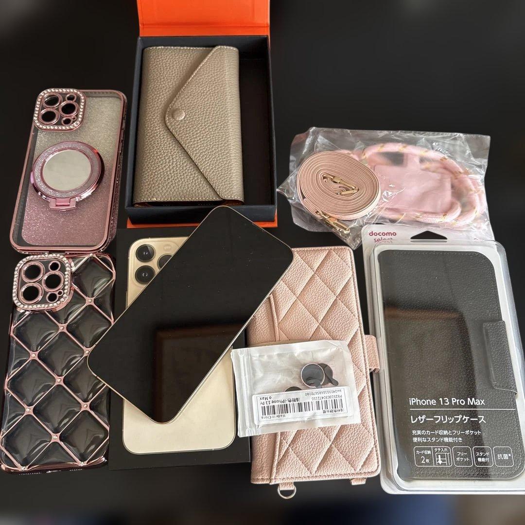 iPhone13promax256GBゴールド中古