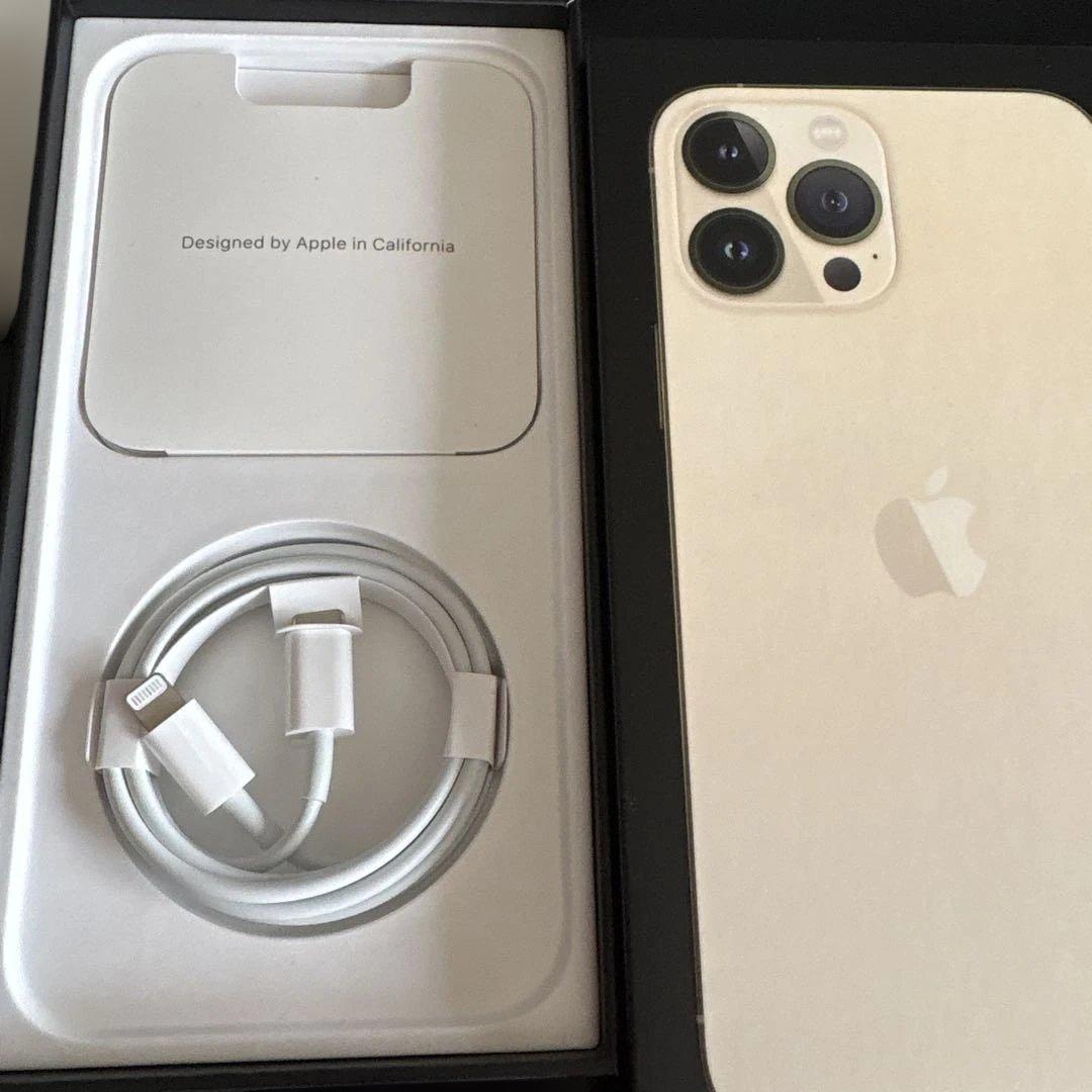 iPhone13promax256GBゴールド中古