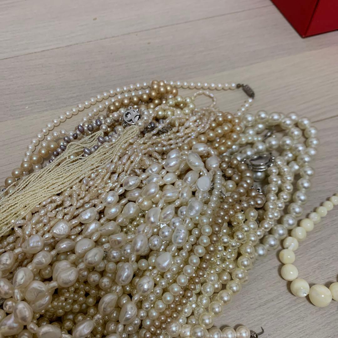 も*し様 アクセサリー　おまとめ　セット　パール　珊瑚　琥珀　天然石