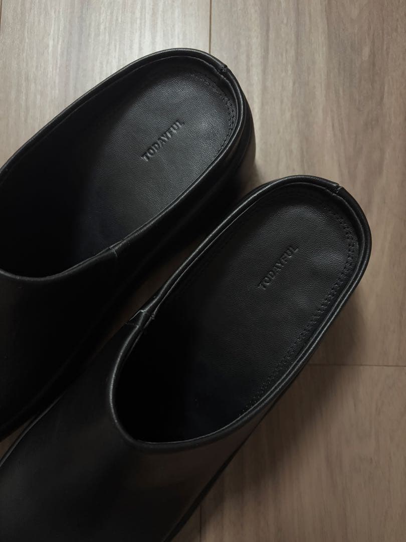 TODAYFUL Volume Sole Sabot ボリュームソールサボ　38