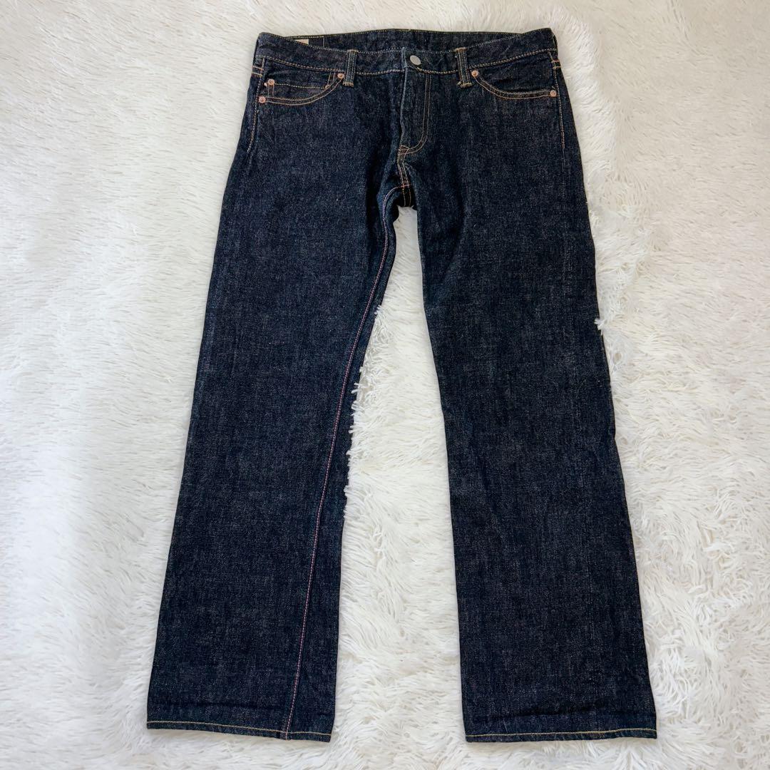 【極美品‼︎】桃太郎ジーンズ 出陣 8005SP W32 ジップフライ 赤耳